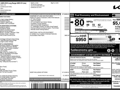 Used 2024 Kia EV9 GT-Line image 61