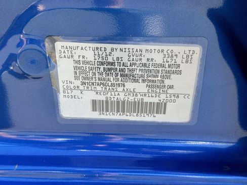Used 2013 Nissan Versa w/ SL Tech Pkg FWD image 21