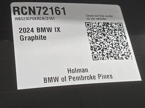 Certified 2024 BMW iX xDrive50 w/ Sport Package AWD/4WD image 27