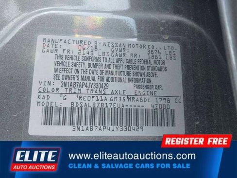 Used 2018 Nissan Sentra S image 18