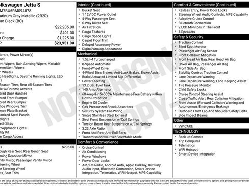 Used 2024 Volkswagen Jetta S image 15