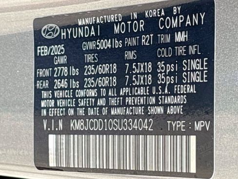 Certified 2025 Hyundai Tucson SEL AWD/4WD image 24