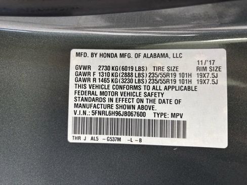 Used 2018 Honda Odyssey Elite image 35