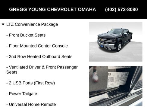 Used 2020 Chevrolet Silverado 1500 LTZ w/ LTZ Premium Package AWD/4WD image 9