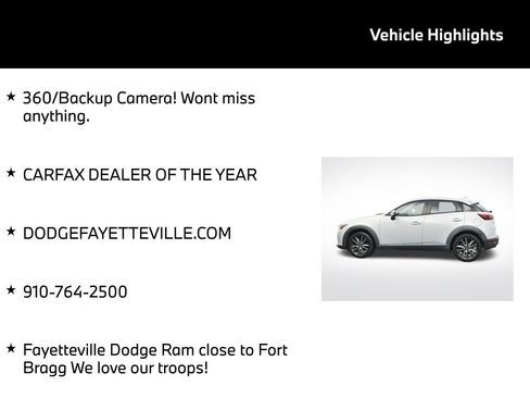 Used 2017 MAZDA CX-3 Touring w/ Premium Package AWD/4WD image 5