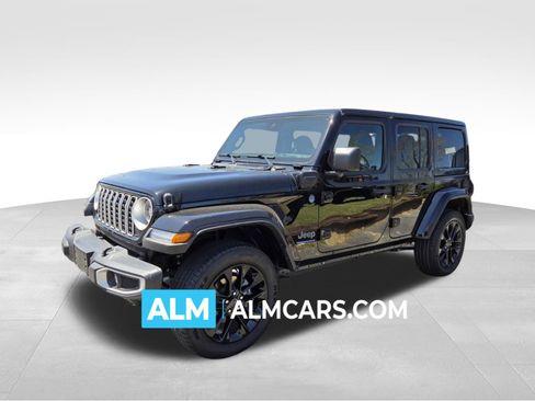 Used 2025 Jeep Wrangler Unlimited Sahara w/ Safety Group AWD/4WD image 1