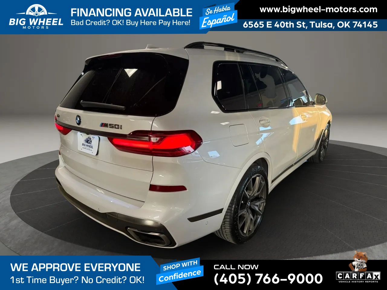Used 2021 BMW X7 M50i w/ Dynamic Handling Package AWD/4WD image 5
