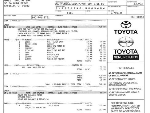 Used 2020 Hyundai Sonata SE FWD image 12