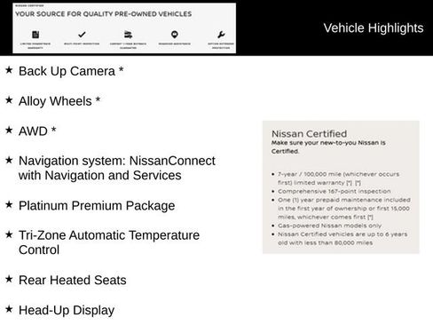 Certified 2024 Nissan Rogue Platinum w/ Platinum Premium Package AWD/4WD image 9