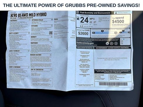 New 2026 Volvo XC90 B5 Plus w/ Protection Package AWD/4WD image 26