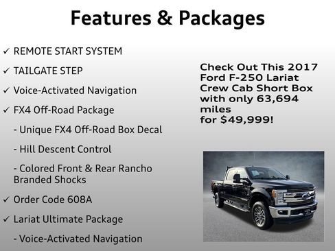 Used 2017 Ford F250 Lariat w/ Lariat Ultimate Package image 12