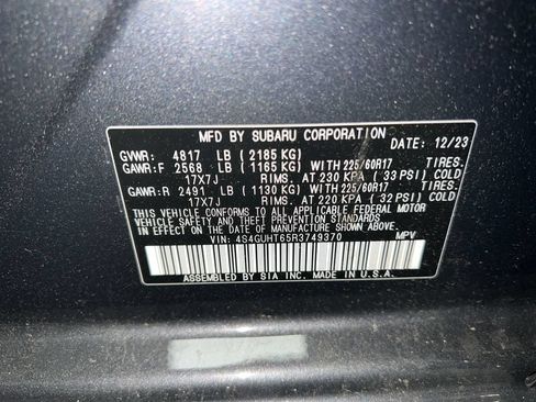 Certified 2024 Subaru Crosstrek 2.5i Wilderness w/ Crosstrek Mirror Package AWD/4WD image 31