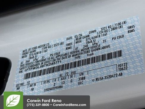 New 2026 Ford F150 XLT AWD/4WD image 33