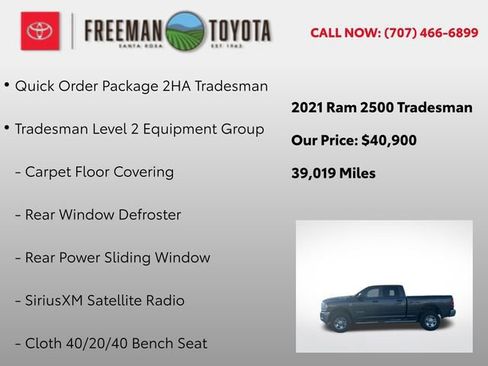 Used 2021 RAM 2500 Tradesman image 5