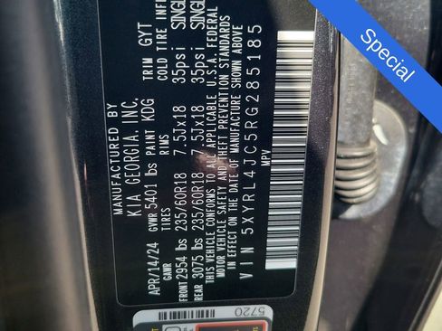 Used 2024 Kia Sorento S w/ Panoramic Sunroof Package FWD image 31
