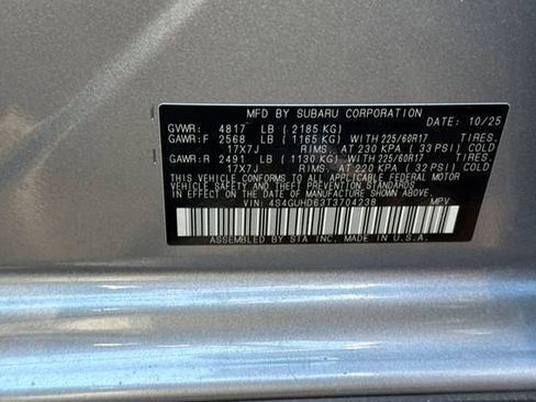 New 2026 Subaru Crosstrek 2.0i Premium AWD/4WD image 24