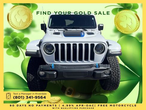 Used 2023 Jeep Wrangler Unlimited Rubicon 4xe w/ Steel Bumper Group image 8
