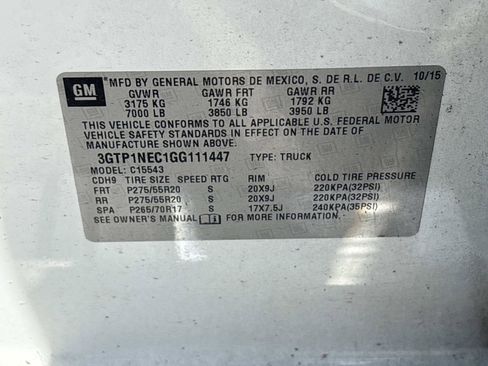 Used 2016 GMC Sierra 1500 SLT w/ SLT Premium Package image 12