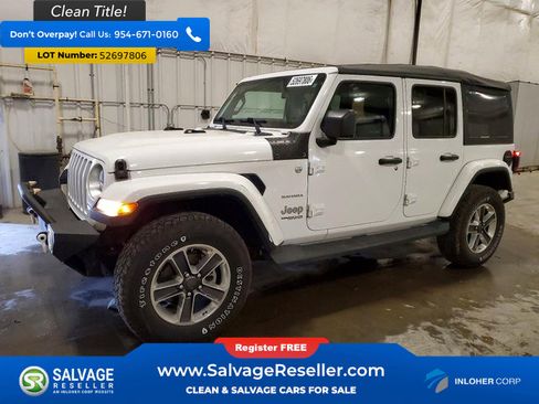 Used 2019 Jeep Wrangler Unlimited Sahara w/ Safety Group AWD/4WD image 1