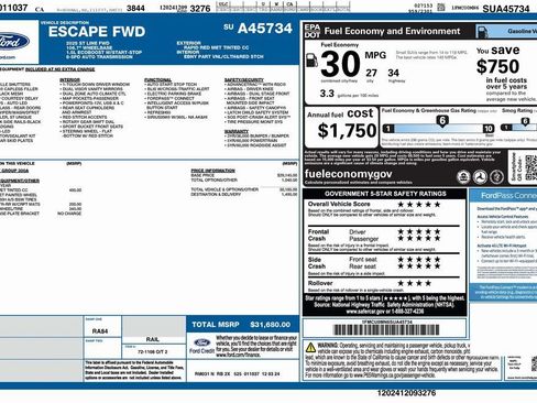Used 2025 Ford Escape ST-Line image 4