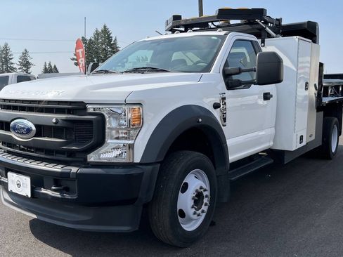 Used 2021 Ford F550 2WD Regular Cab Super Duty w/ Power Equipment Group image 1
