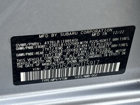 Used 2023 Subaru Crosstrek 2.5i Sport image 35