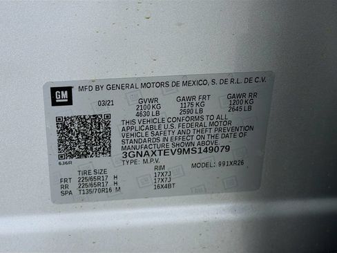 Used 2021 Chevrolet Equinox LT AWD/4WD image 36