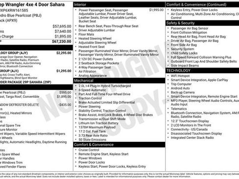 Certified 2024 Jeep Wrangler Unlimited Sahara w/ Technology Group AWD/4WD image 12