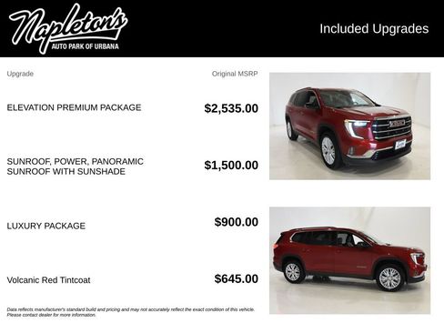 Used 2025 GMC Acadia Elevation w/ Elevation Premium Package FWD image 27