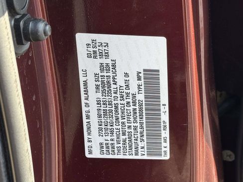 Used 2019 Honda Odyssey Touring image 31