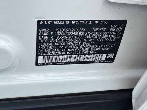 Certified 2026 Honda HR-V LX image 26