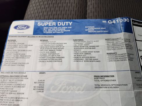 Used 2022 Ford F250 XLT w/ XLT Premium Package image 45