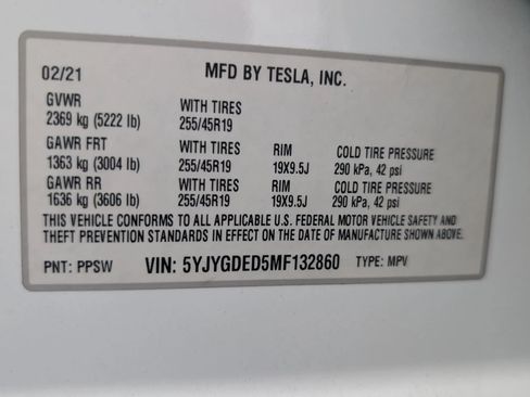 Used 2021 Tesla Model Y 2WD image 17