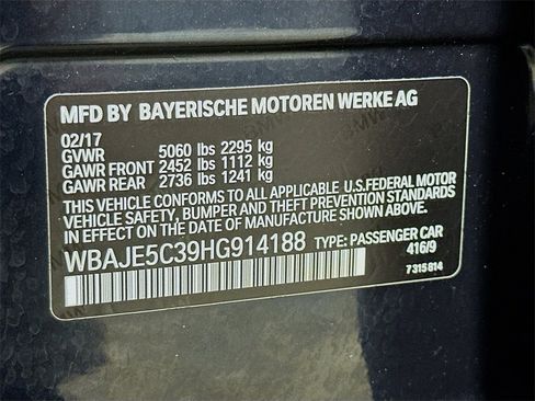 Used 2017 BMW 540i image 40