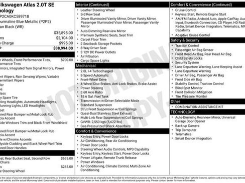 Used 2019 Volkswagen Atlas SE FWD image 22