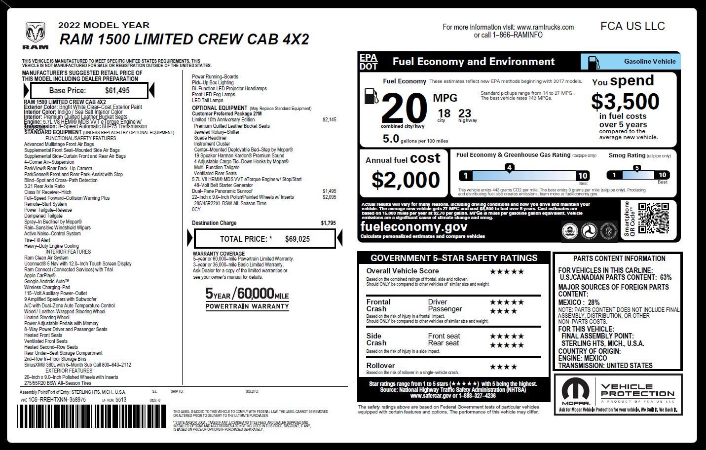Used 2022 RAM 1500 Limited RWD image 3