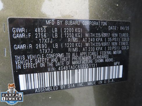 Used 2025 Subaru Outback Premium w/ Popular Package #1 image 29