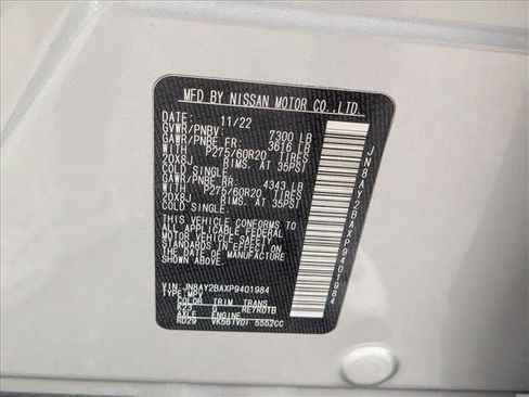 Used 2023 Nissan Armada SL w/ Captain's Chairs Package image 17