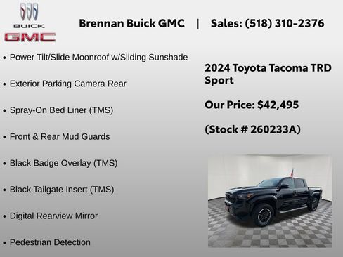 Used 2024 Toyota Tacoma TRD Sport w/ TRD Sport Premium Package AWD/4WD image 30