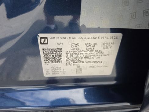 Used 2022 Chevrolet Silverado 1500 Custom RWD image 33