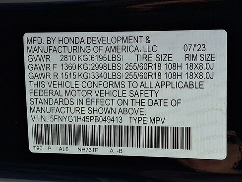 Certified 2023 Honda Pilot EX-L image 31