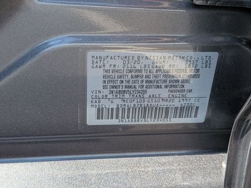 Used 2020 Nissan Sentra S FWD image 32