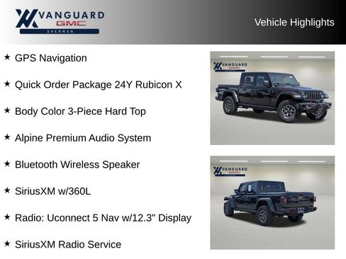 Used 2025 Jeep Gladiator Rubicon AWD/4WD image 10