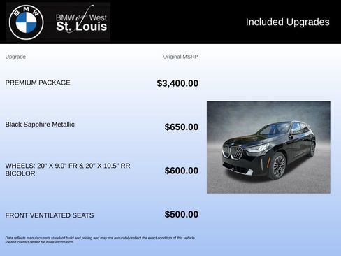 Used 2025 BMW X3 xDrive30i w/ Premium Package AWD/4WD image 20