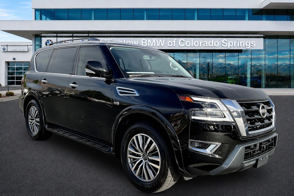 Used 2021 Nissan Armada SL w/ Captain's Chairs Package AWD/4WD image 1