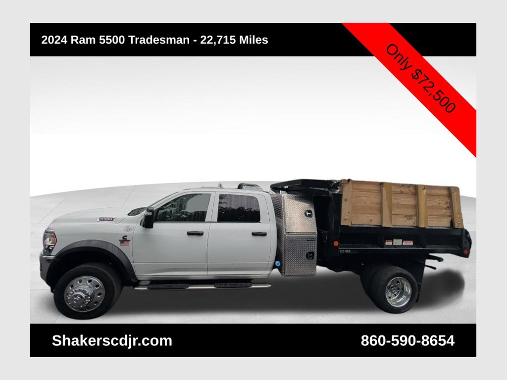 Used 2024 RAM 5500 Tradesman w/ Chrome Appearance Group AWD/4WD image 1