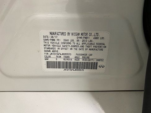 Used 2018 INFINITI Q50 Luxe w/ Sensory Package (Luxe) image 27