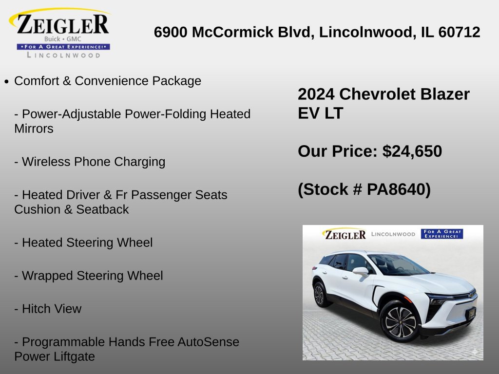 Certified 2024 Chevrolet Blazer EV LT AWD/4WD image 18