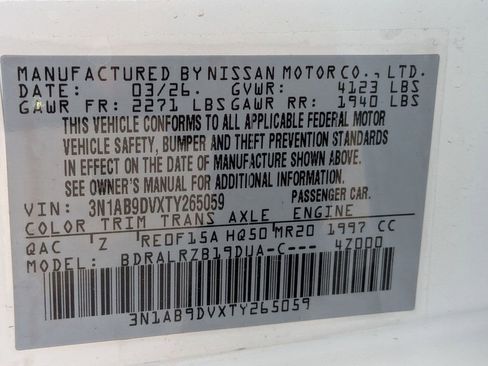 New 2026 Nissan Sentra SR FWD image 29