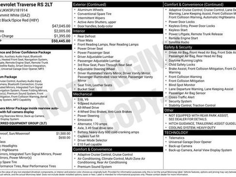 Used 2023 Chevrolet Traverse RS image 3